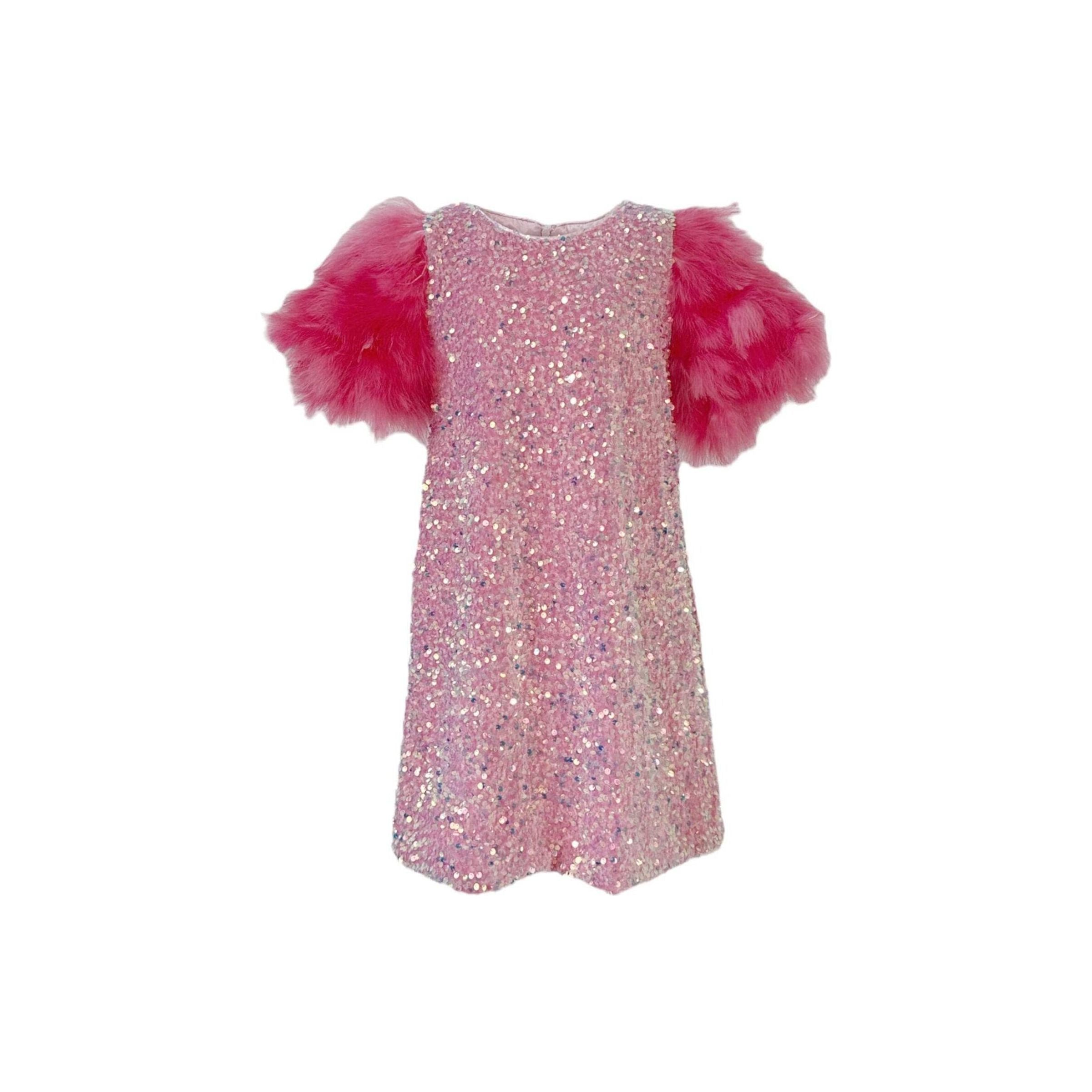 Party Dress - Rose Feather