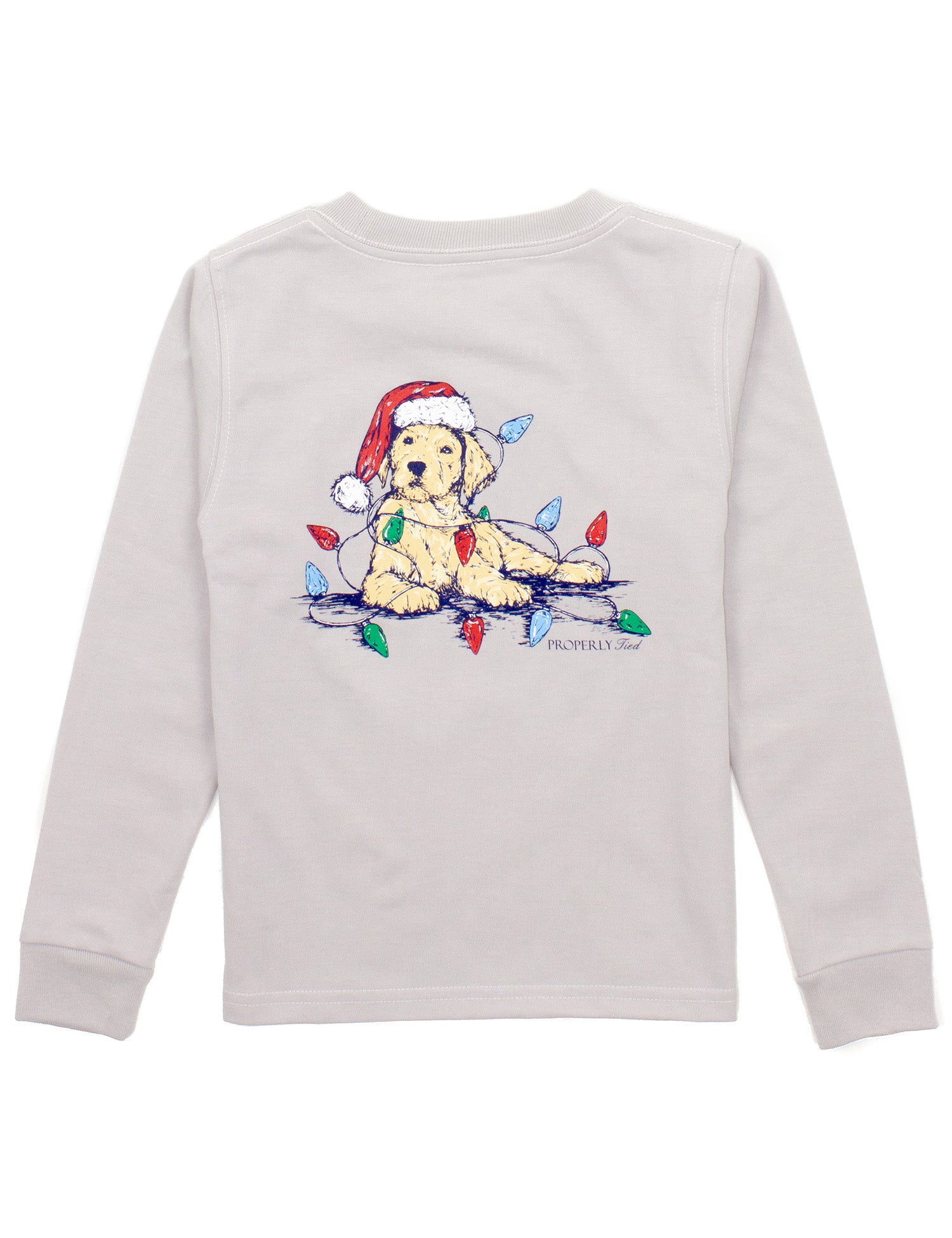 Long Sleeve Tee - Santa Paws