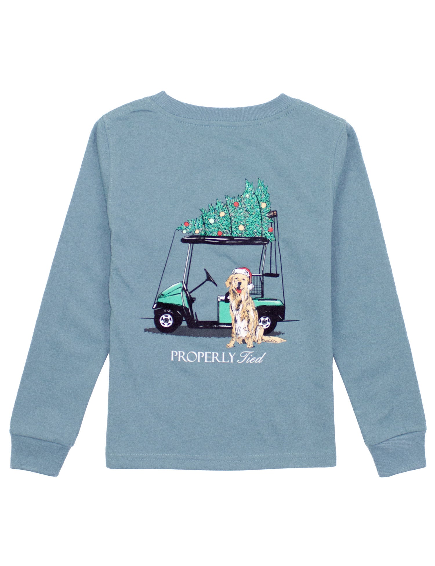 Long Sleeve Tee - Santa's Caddie