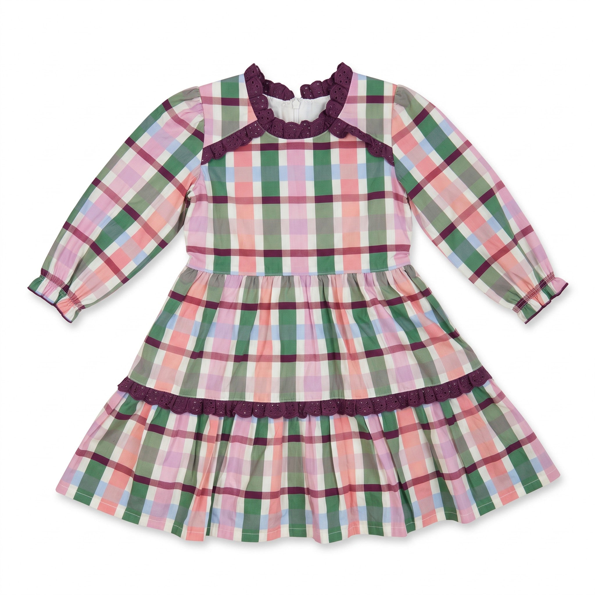 Scarlett Dress - Autumn Plaid