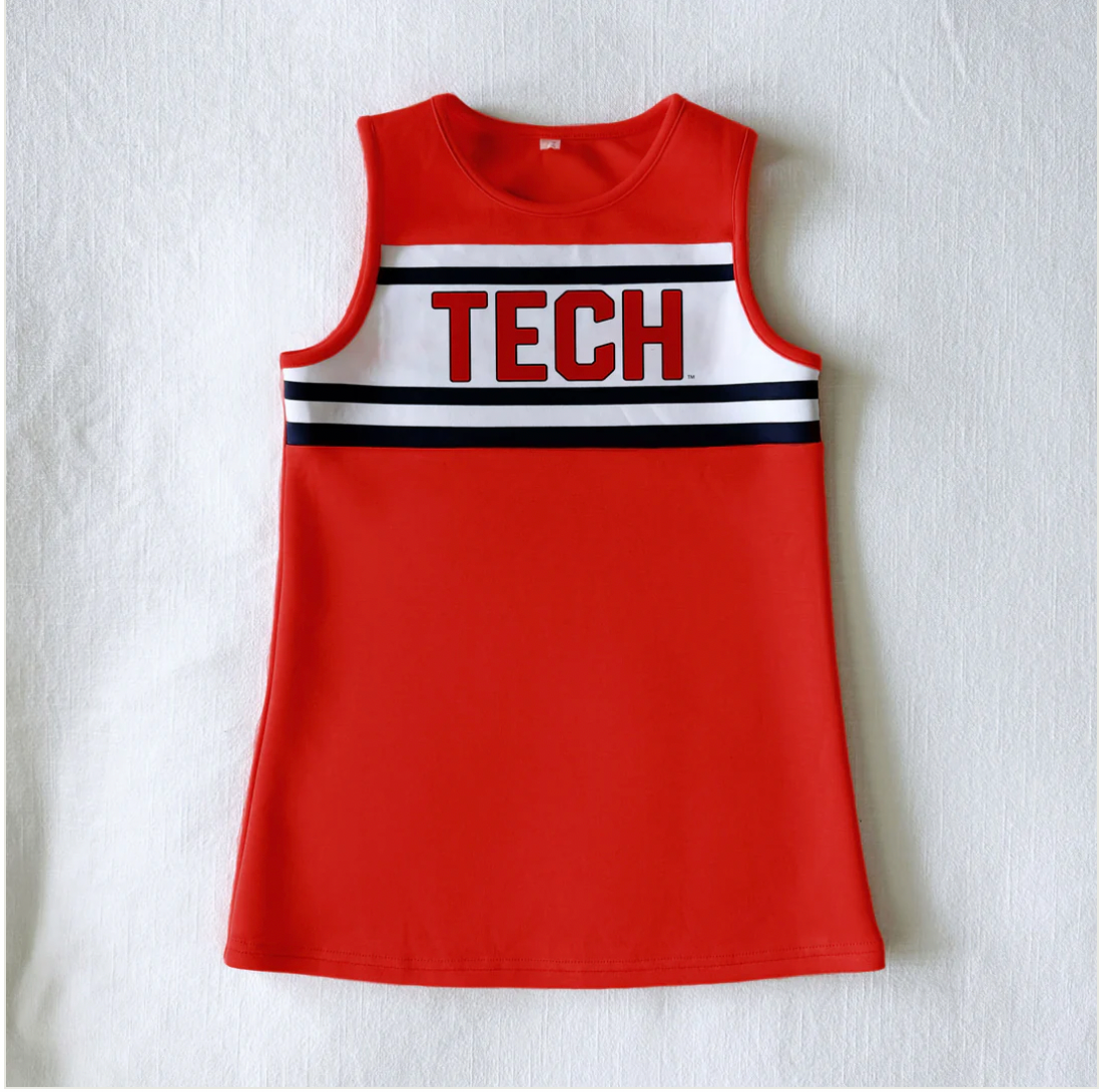 Cheer Dress - Tech Red