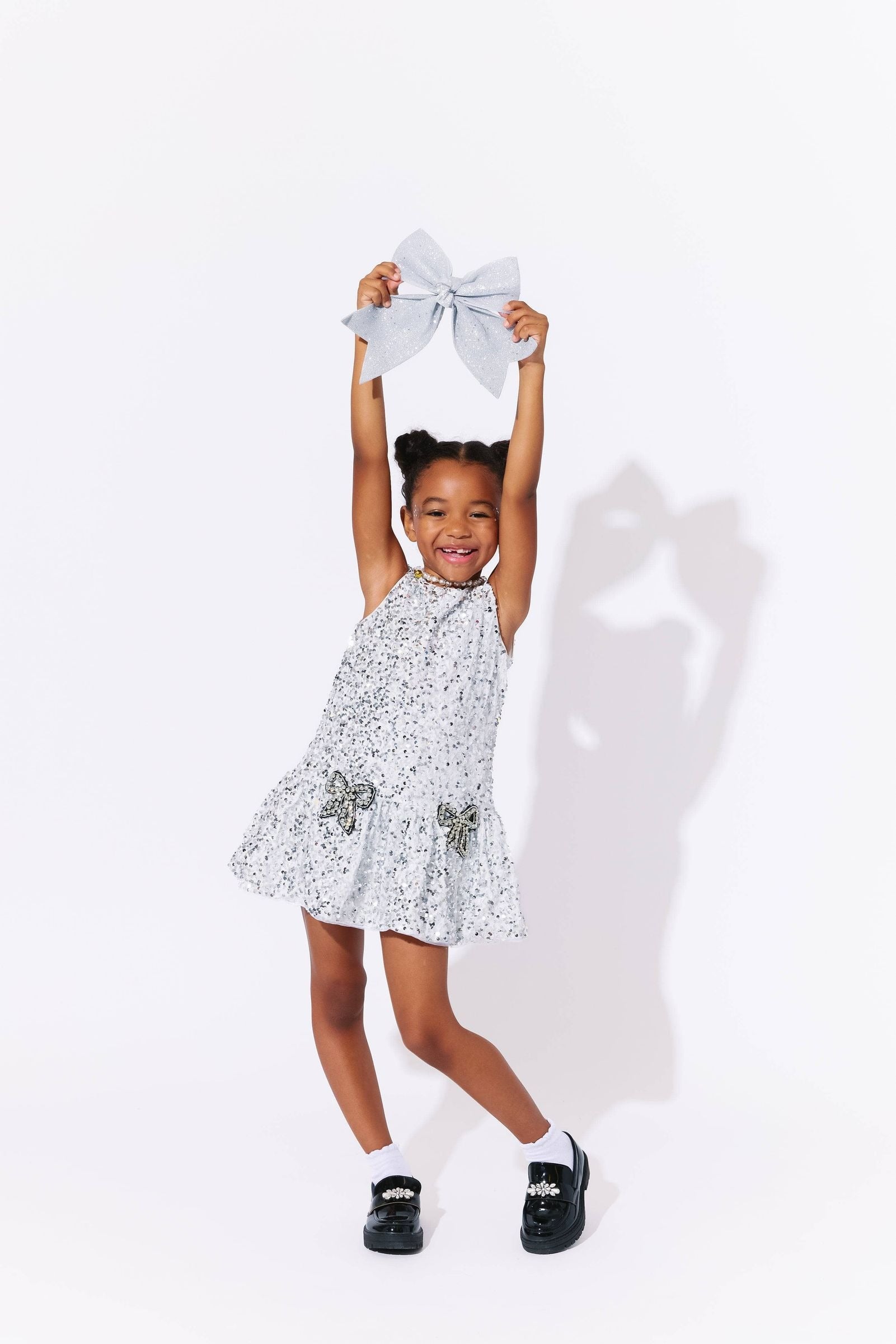 Shimmer Dress - Bow Party