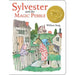 Book cover of 'Sylvester and the Magic Pebble' with illustrations of animals and a pebble.