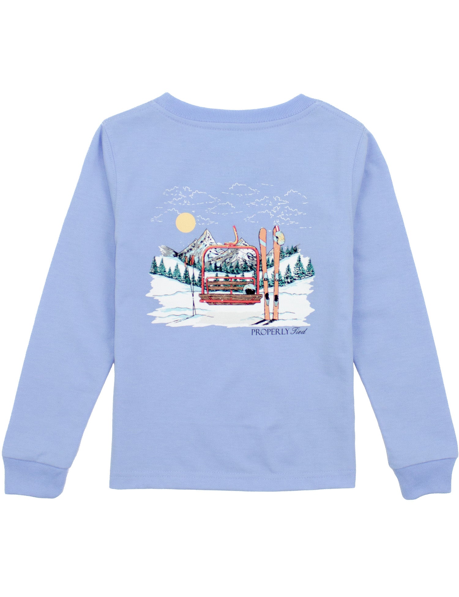 Long Sleeve Tee - Ski Lift