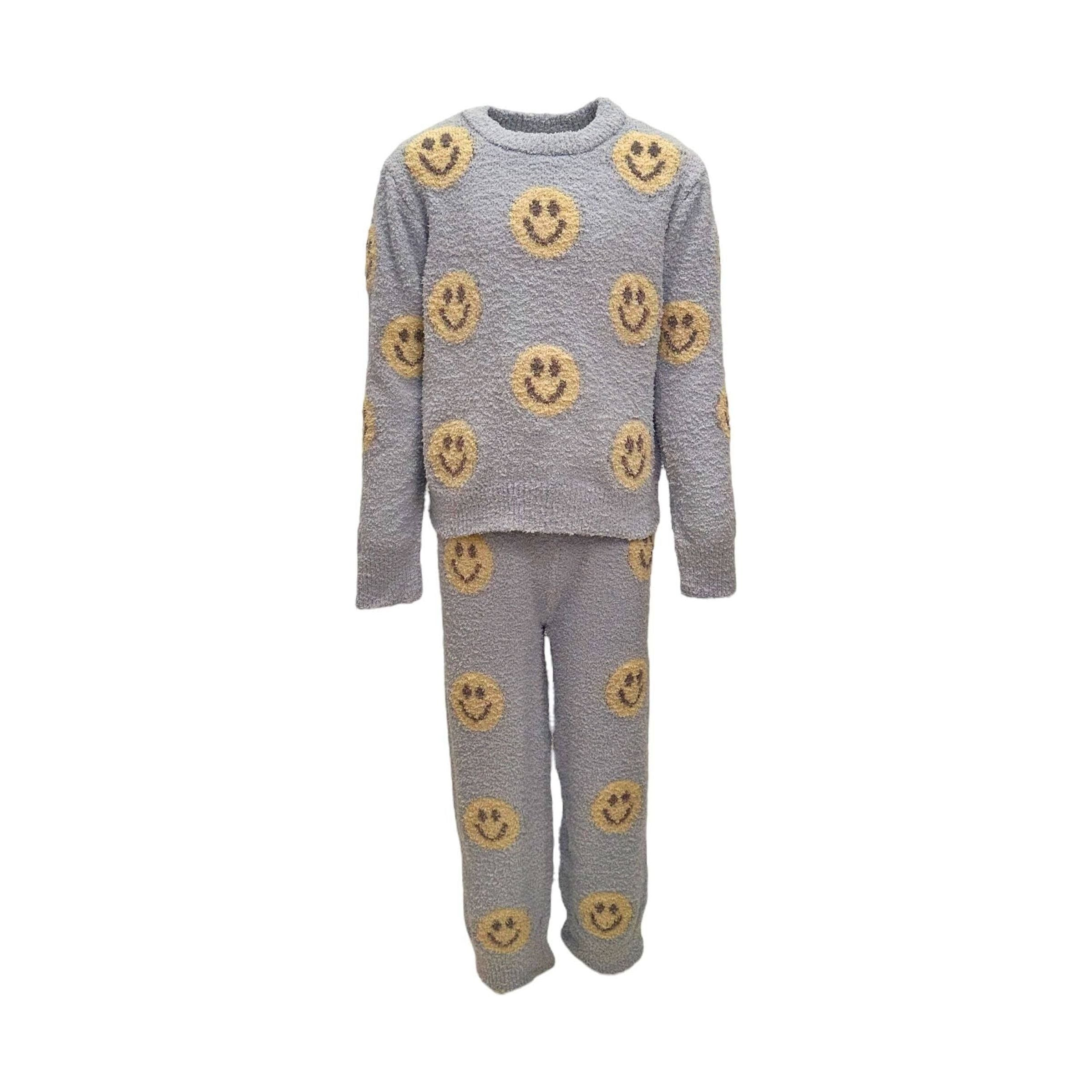 Jogger Set - Smiley Fuzzy