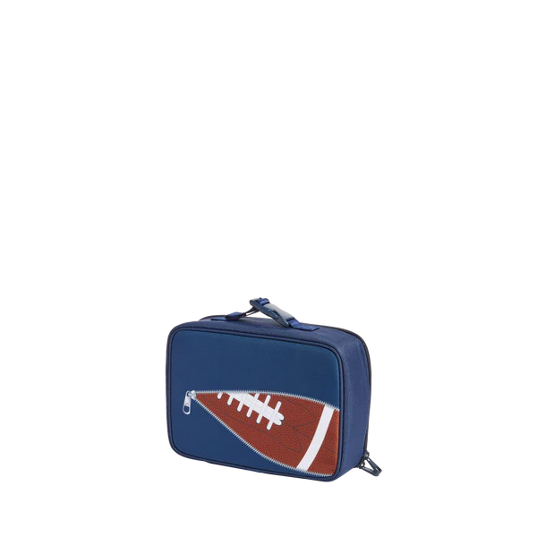 Sports Rodgers Lunchbox with a football on one side