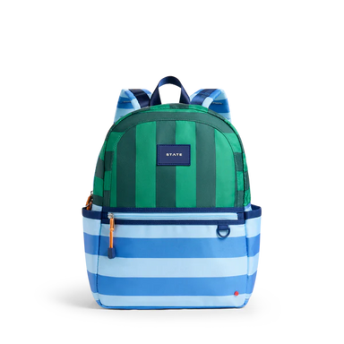 Blue and green Stripe Kane Backpack