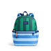 Blue and green Stripe Kane Backpack