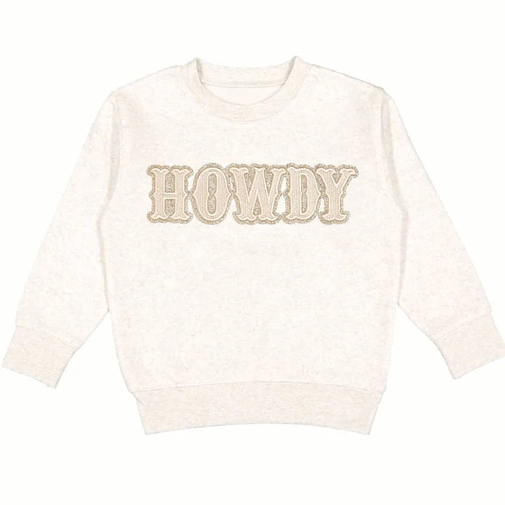Sweatshirt - Howdy Patch