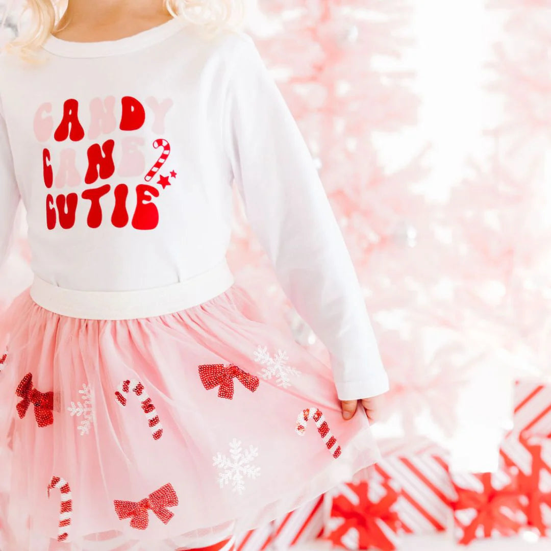 Tutu - Candy Cane Cutie Sequin