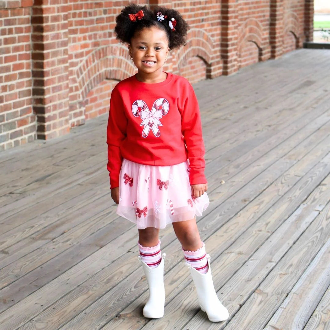 Tutu - Candy Cane Cutie Sequin