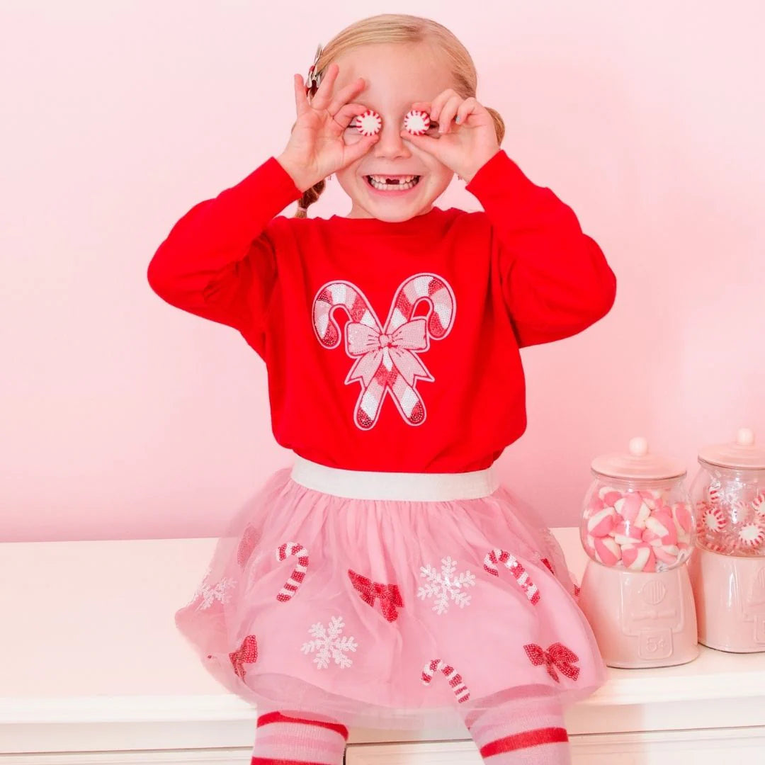 Tutu - Candy Cane Cutie Sequin