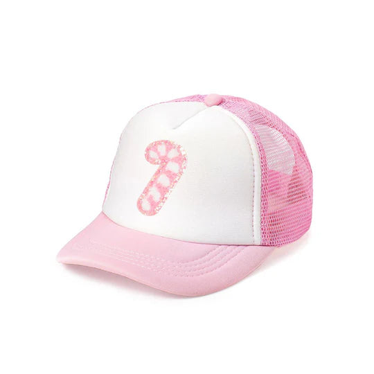 Trucker Hat - Candy Cane Patch