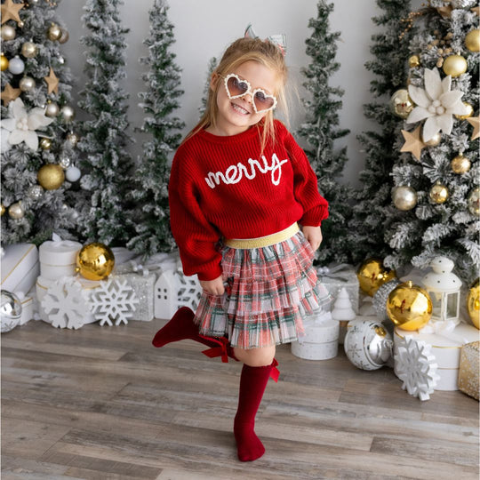 Tiered Tutu - Christmas Plaid