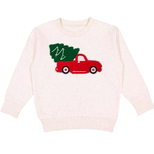 Sweatshirt - Christmas Tree Patch