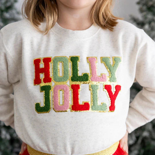 Sweatshirt - Holly Jolly Patch