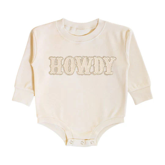 LS Romper - Howdy Patch