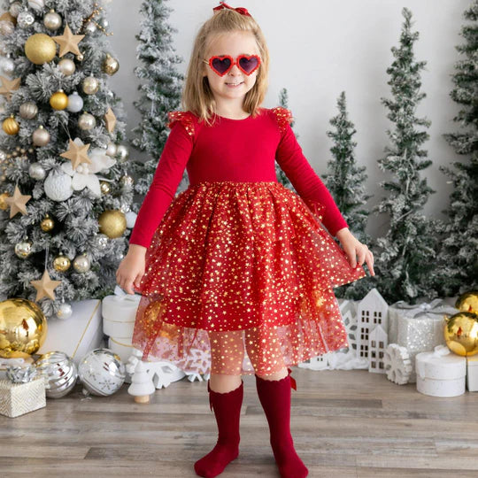 Tutu Dress - Scarlett Shimmer