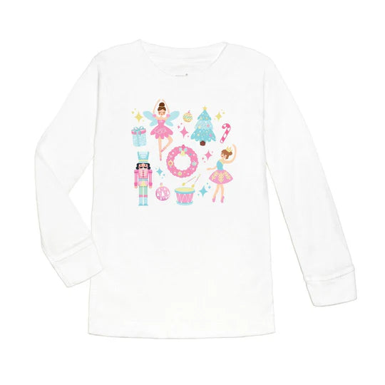 Long Sleeve Tee - Nutcracker Doodle