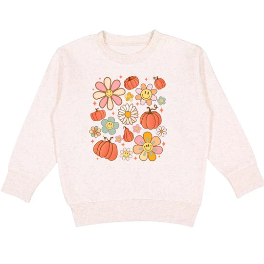 Sweatshirt - Pumpkin Daisy Doodle