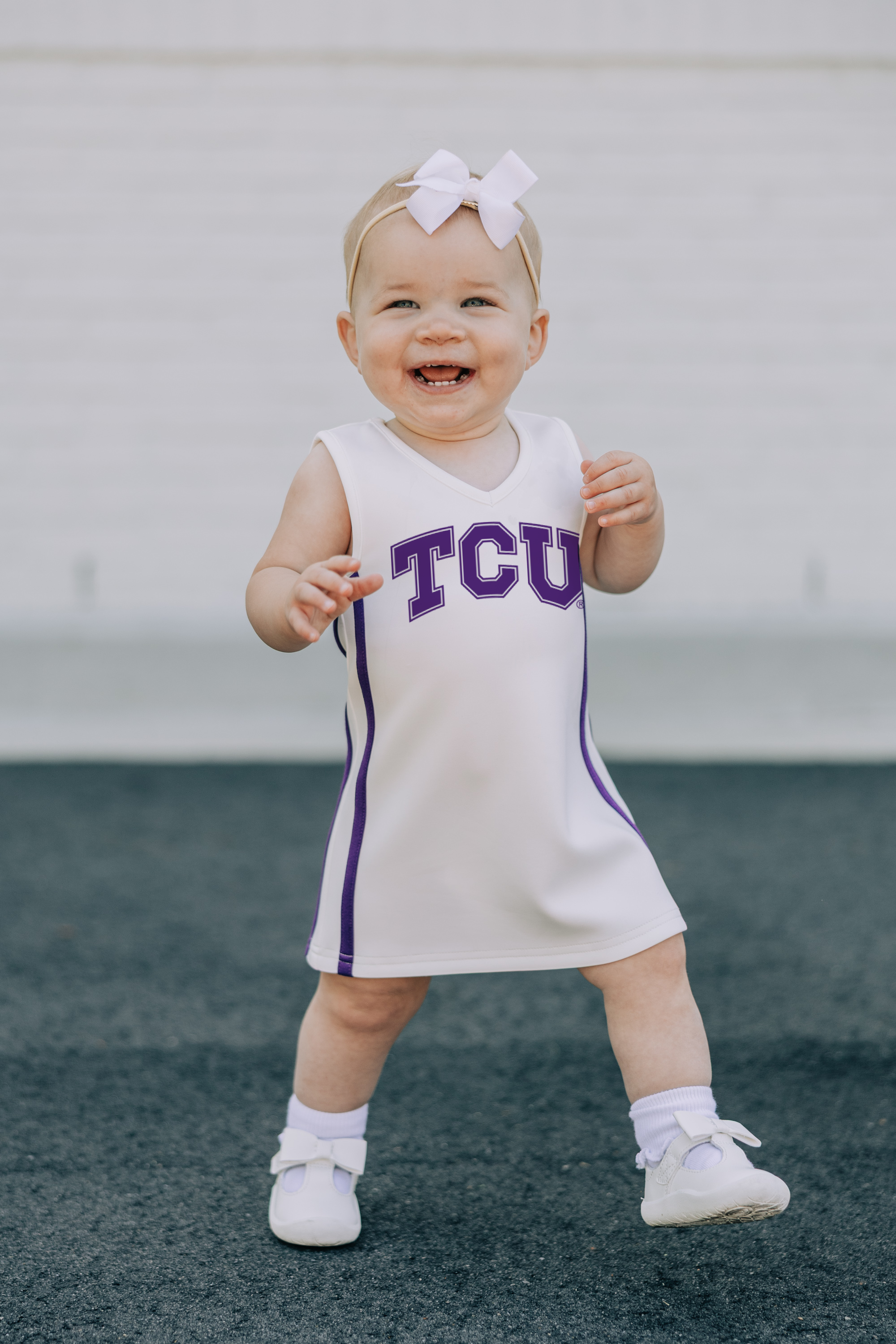 Cheer Dress - TCU White