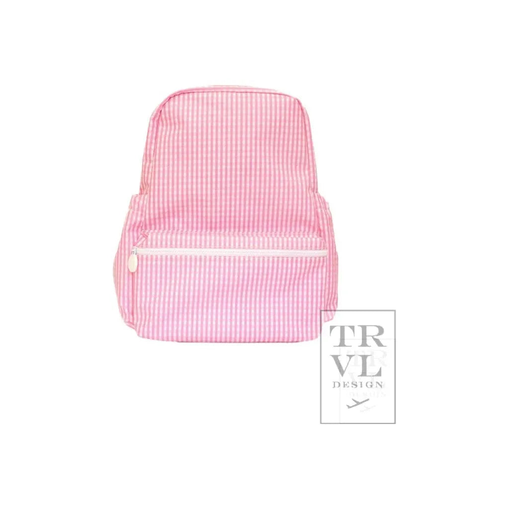 Backpack - Gingham Pink