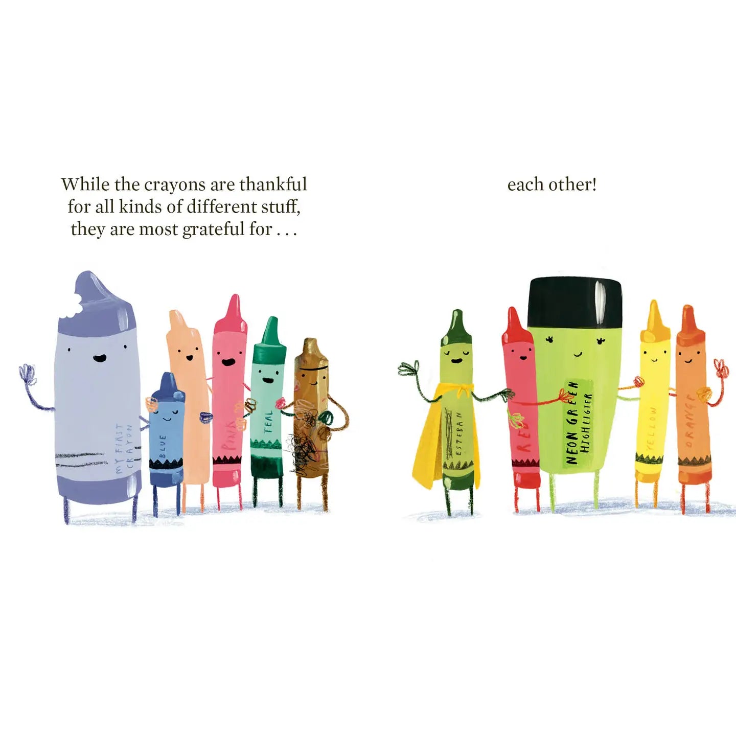 Book - The Crayons Give Thanks