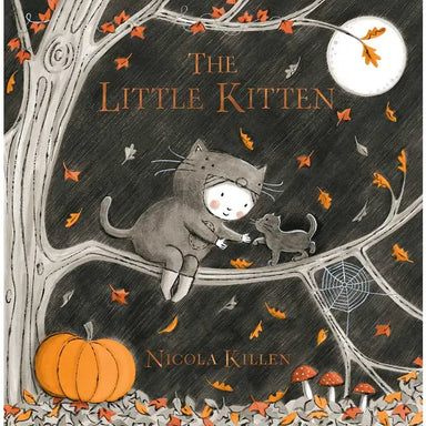 Book cover of 'The Little Kitten' by Nicola Killen with a cat-themed illustration.