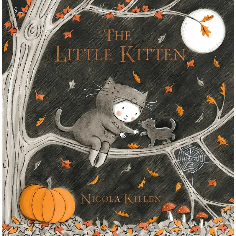 Book cover of 'The Little Kitten' by Nicola Killen with a cat-themed illustration.