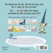 Back cover of a children's book featuring the character 'The Pigeon' with text and images of other books in the series.