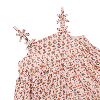 Floral dress on a white background