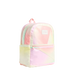 Side view of a Tie Dye Kane Double Pocket Backpack