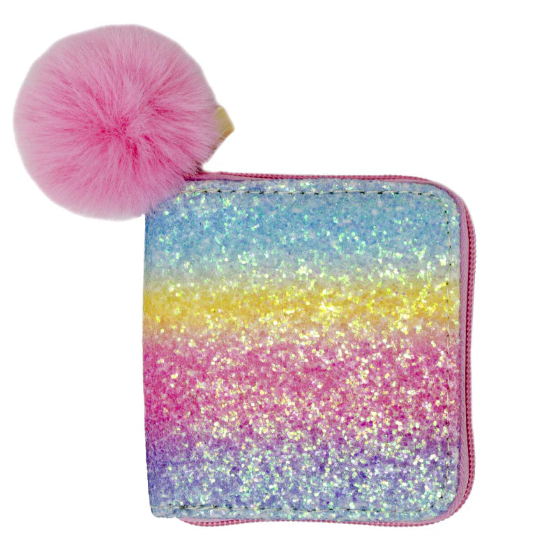 Wallet - Glitter Bright Rainbow