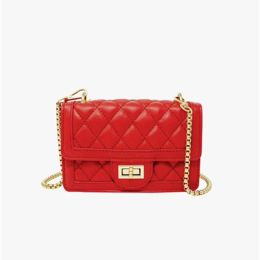 Purse - Classic Quilted Large Flap