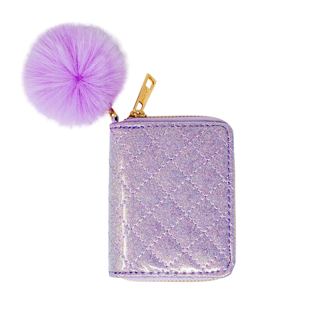 Wallet - Purple Sparkle Quilted