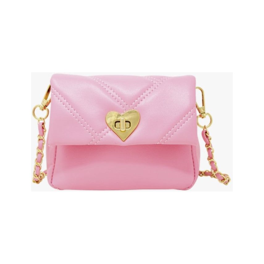 Purse - Quilted Soft Heart Lock