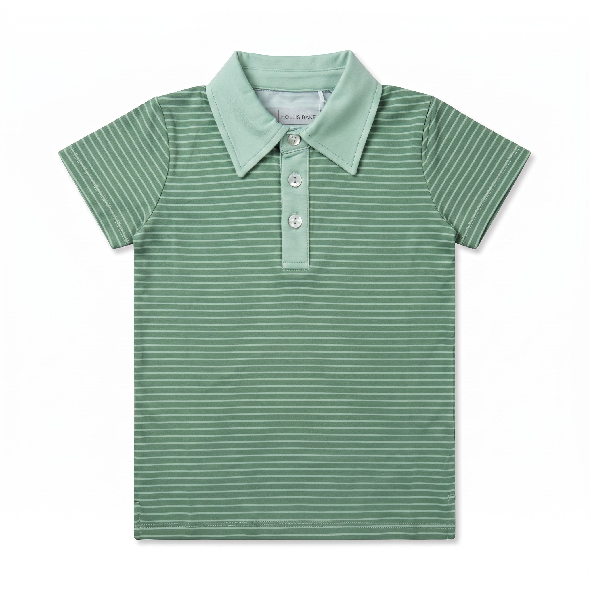 Trey Polo - Green Stripe