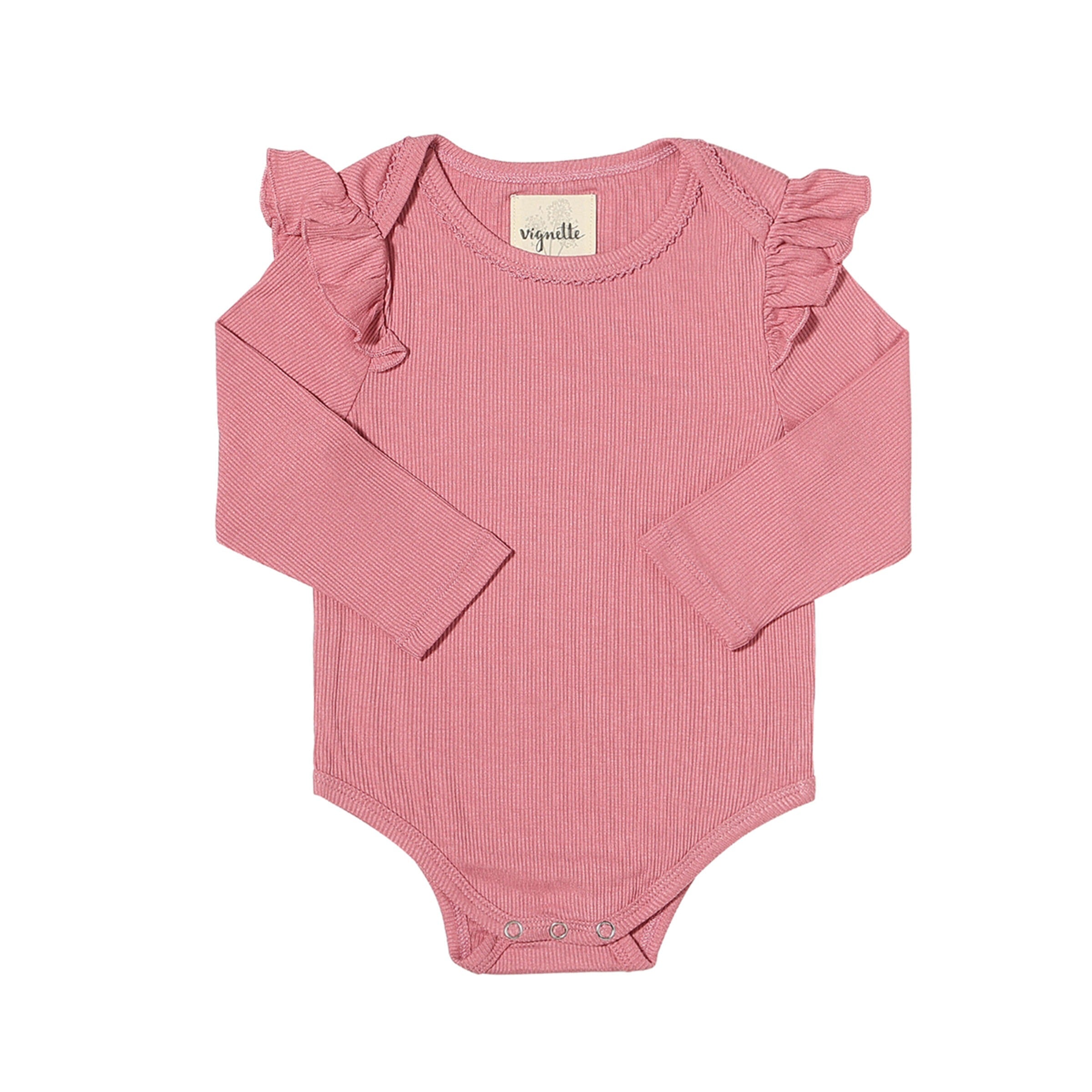 Francie Onesie - Pink Carnation