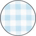 Round blue and white checkered pattern