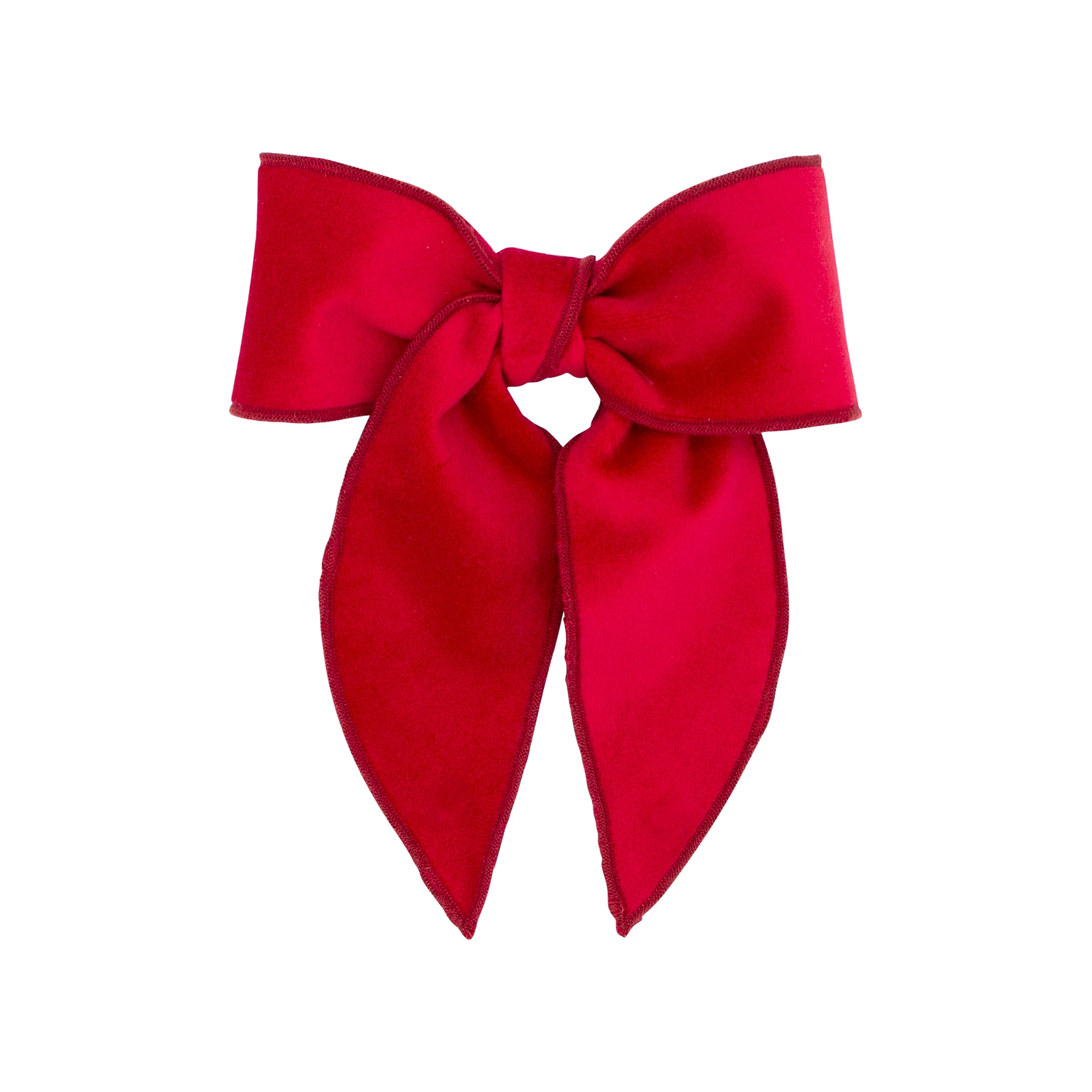 Velvet Bow - Bow Tie With Tail