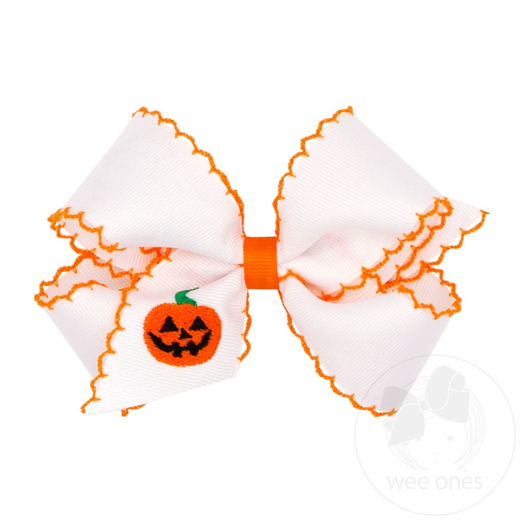 Halloween Bow - Jack-O-Lantern