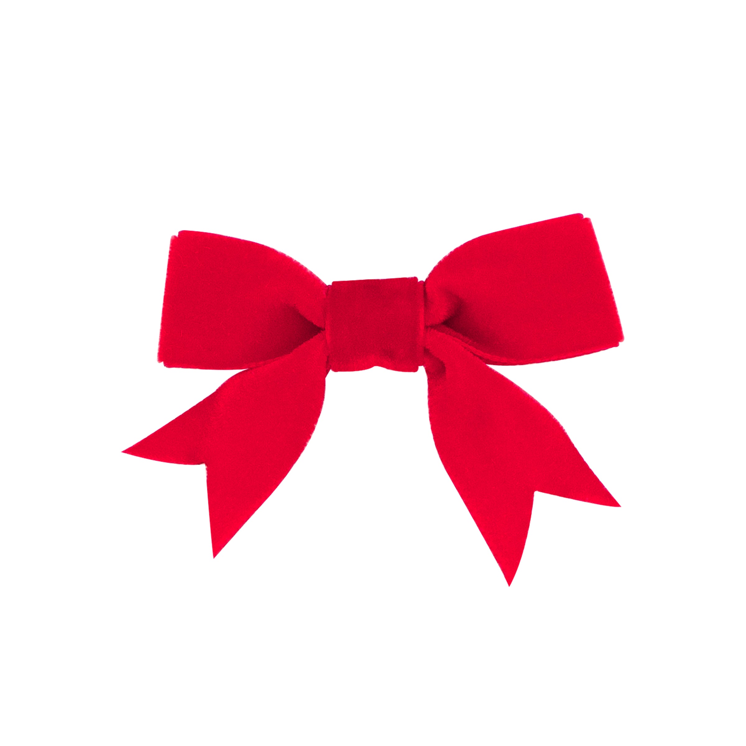 Bow - Red Mini Velvet Bowtie