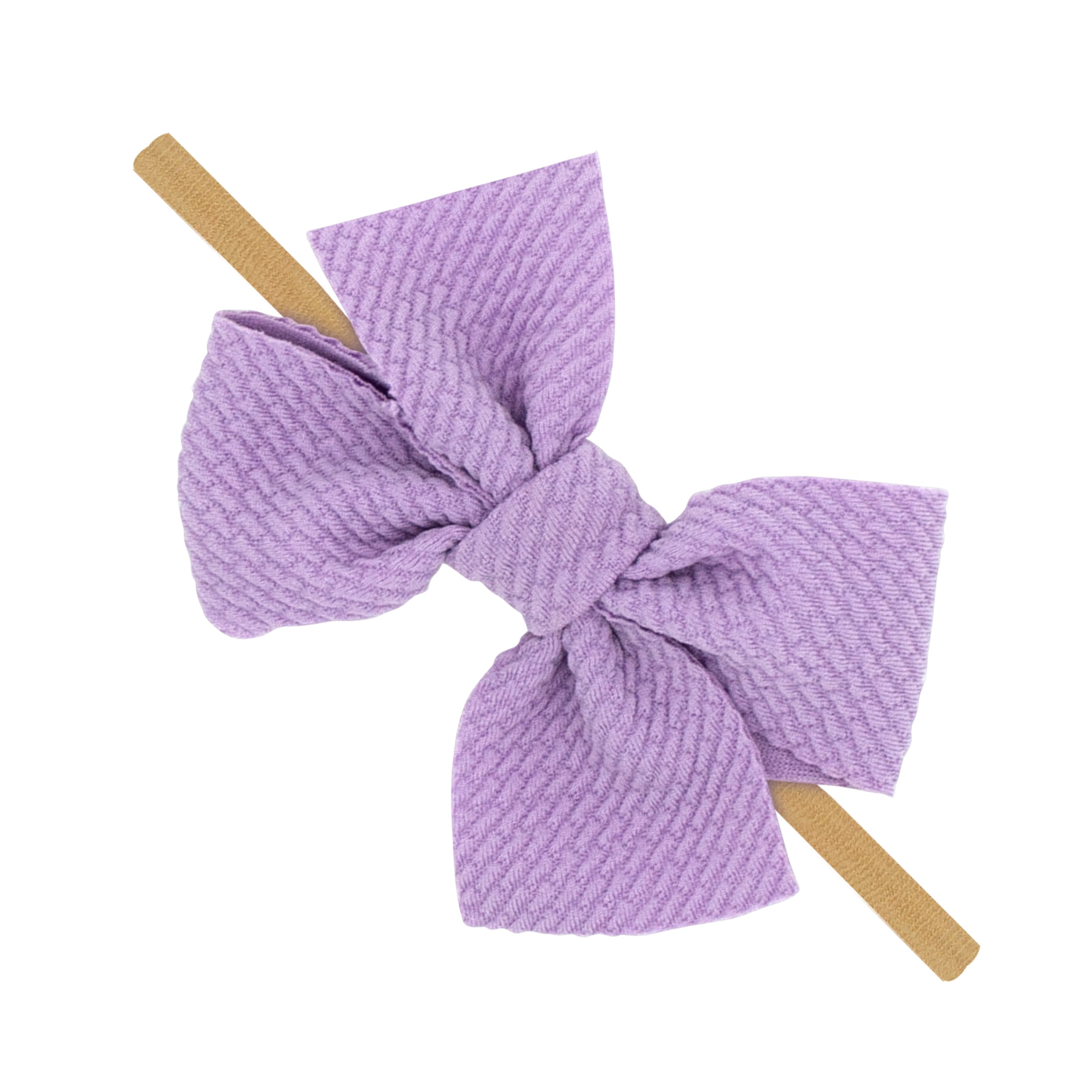 Two Loop Bow Headband - Lavender