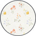 Fabric swatch of a cream and floral pattern