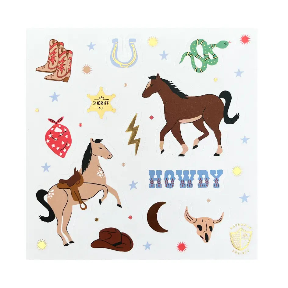 Yeehaw Sticker Set