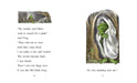 Illustrated page from a book with text and images of a frog and an owl.
