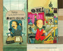 A two-panel illustrated book or comic page showing a cartoon office scene. The left panel shows a man in a suit sitting at a desk with a speech bubble reading, 'Tony, CAN YOU THINK OF SOMETHING SPECTACULAR?' The right panel shows the same man in a colorful workshop-like space with tools and objects around him, holding a phone, with 'OK!' above his head.