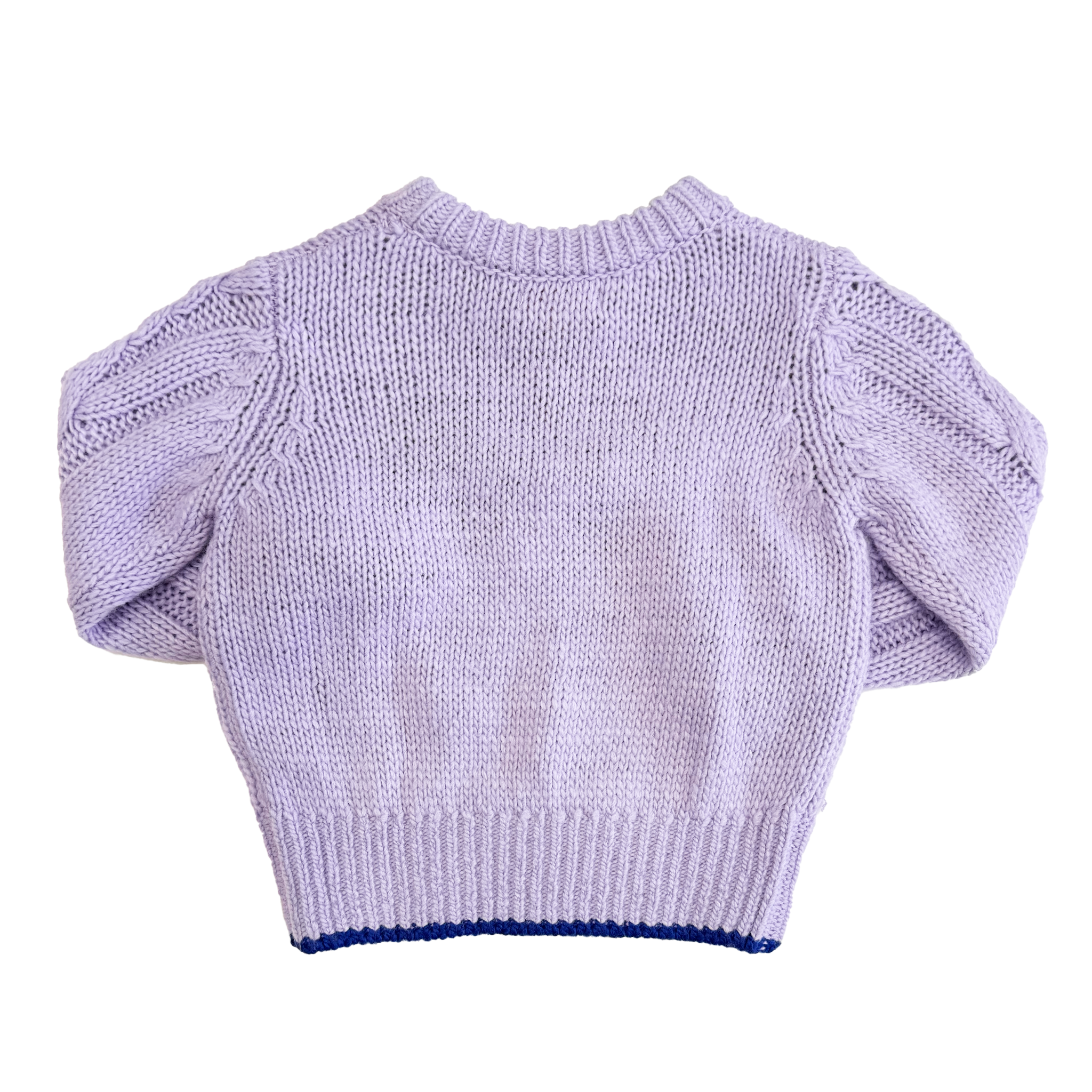 Haven Sweater - Purple Bow