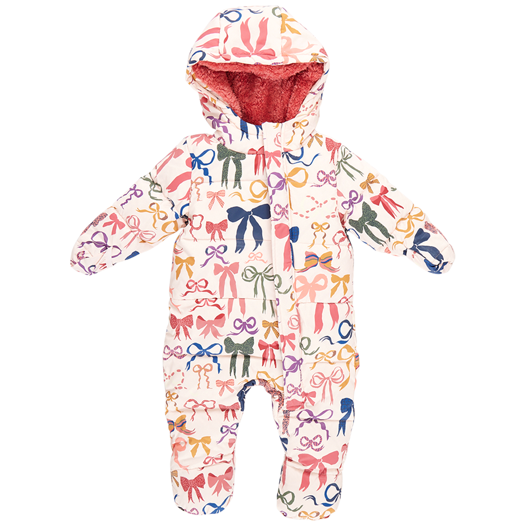 Snowsuit - Pink Bows On Bows