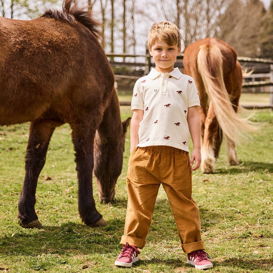 Alec Shirt - Lucky Horses Embroidery